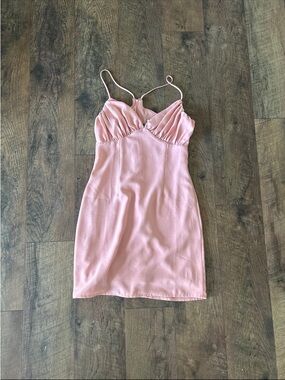 Forever 21 Blush Pink Spaghetti Strap Slip Dress